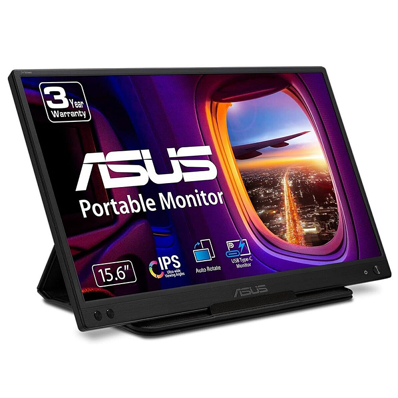 ASUS ZenScreen MB166C Computerbildschirm 39,6 cm (15.6") 1920 x 1080 Pixel Full HD LED Schwarz