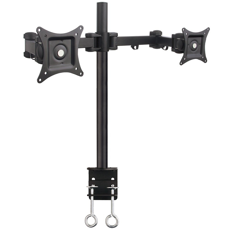 Techly ICA-LCD 482-D Flachbildschirm-Tischhalterung 68,6 cm (27") Tisch/Bank Schwarz