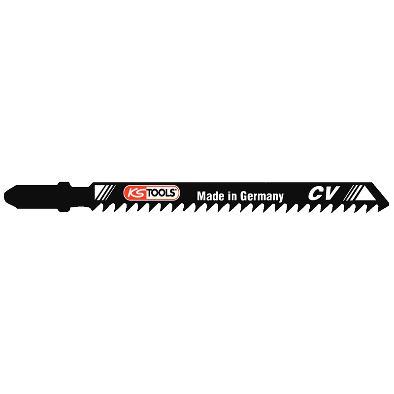 KS Tools 129.3106 Sägeblatt für Stichsägen, Laubsägen & elektrische Sägen Stichsägeblatt Chrom-Vanadium-Stahl (Cr-V) 5 Stück(e)