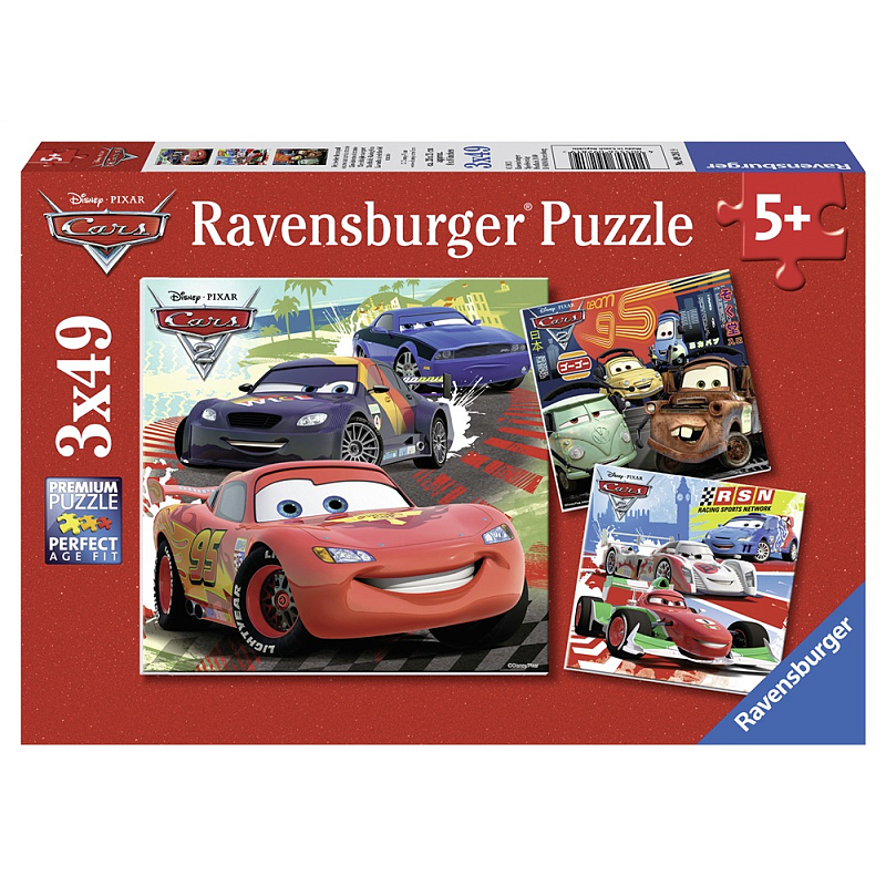 Ravensburger Disney Cars: Worldwide Racing Fun Puzzlespiel 49 Stück(e) Cartoons
