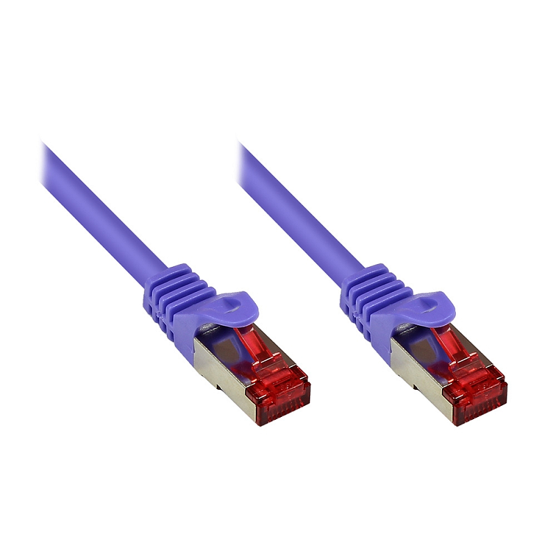 Kabelmeister SO-31277 Netzwerkkabel Violett 5 m Cat6 S/FTP (S-STP)