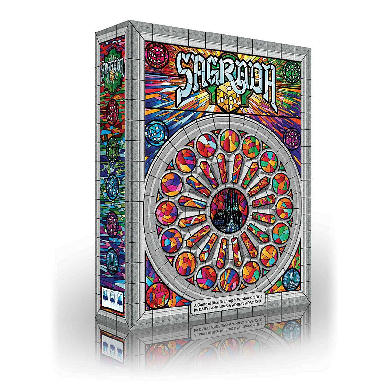 Asmodee Sagrada Draft dice and use the tools of the trade to carefully construct a stained-glass window in this family-friendly game of patterns! Brettspiel