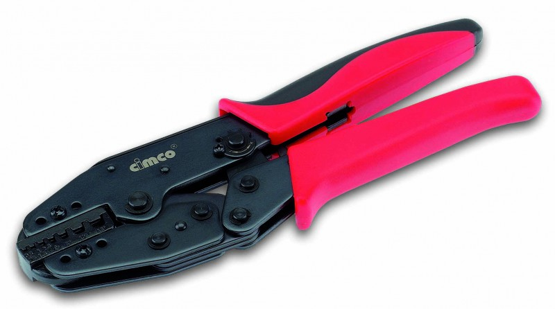 Cimco 106142 Kabel-Crimper Crimpwerkzeug Schwarz, Rot