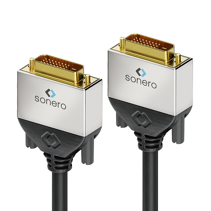 sonero S-DC500-075 DVI-Kabel 7,5 m DVI-D Schwarz
