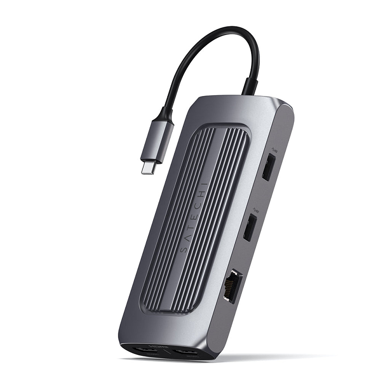Satechi ST-UCMXAM laptop-dockingstation & portreplikator USB 3.2 Gen 1 (3.1 Gen 1) Type-C Grau