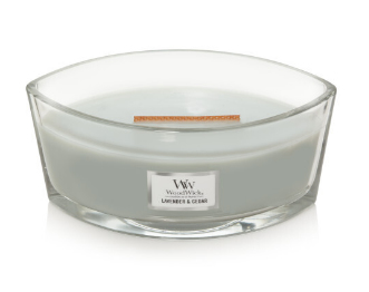 WoodWick Lavender & Cedar Wachskerze andere CEDAR, Lavendel Grau, Transparent 1 Stück(e)