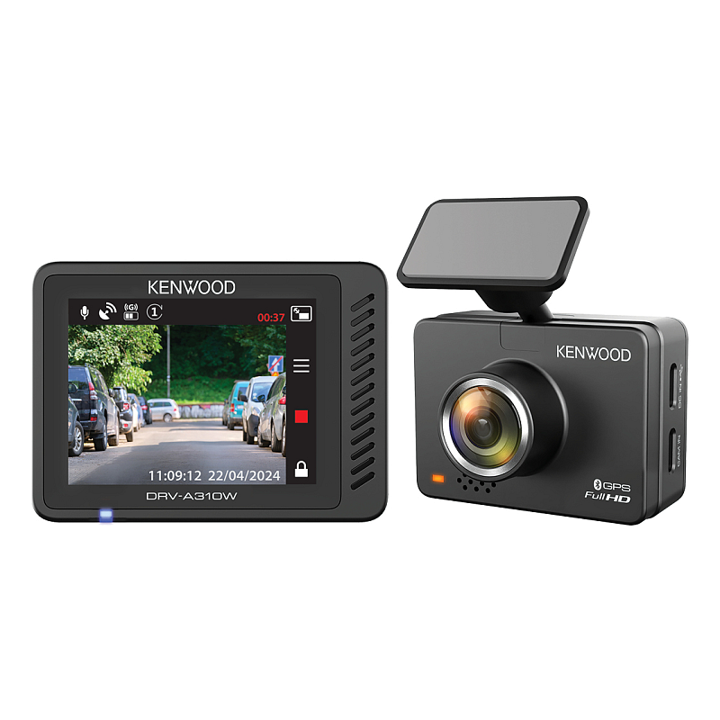 Kenwood DRV-A310W Dashcam Full HD WLAN Gleichstrom Schwarz