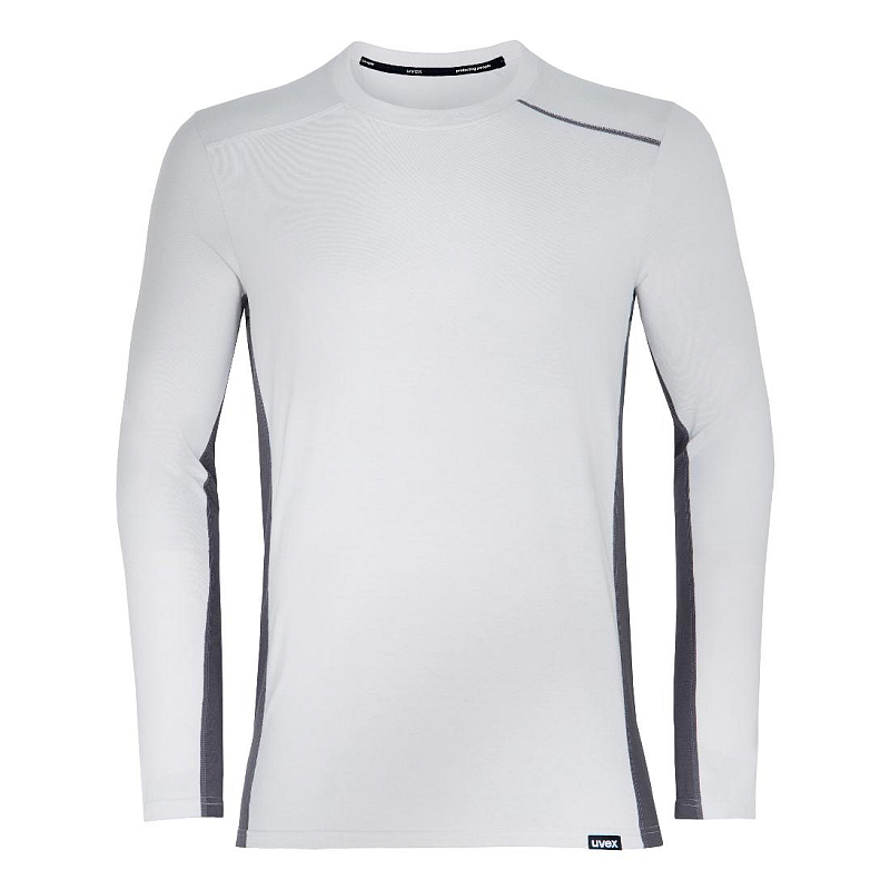 Uvex 88641 Hemd Rundkragen Langärmlig Baumwolle, Polyester