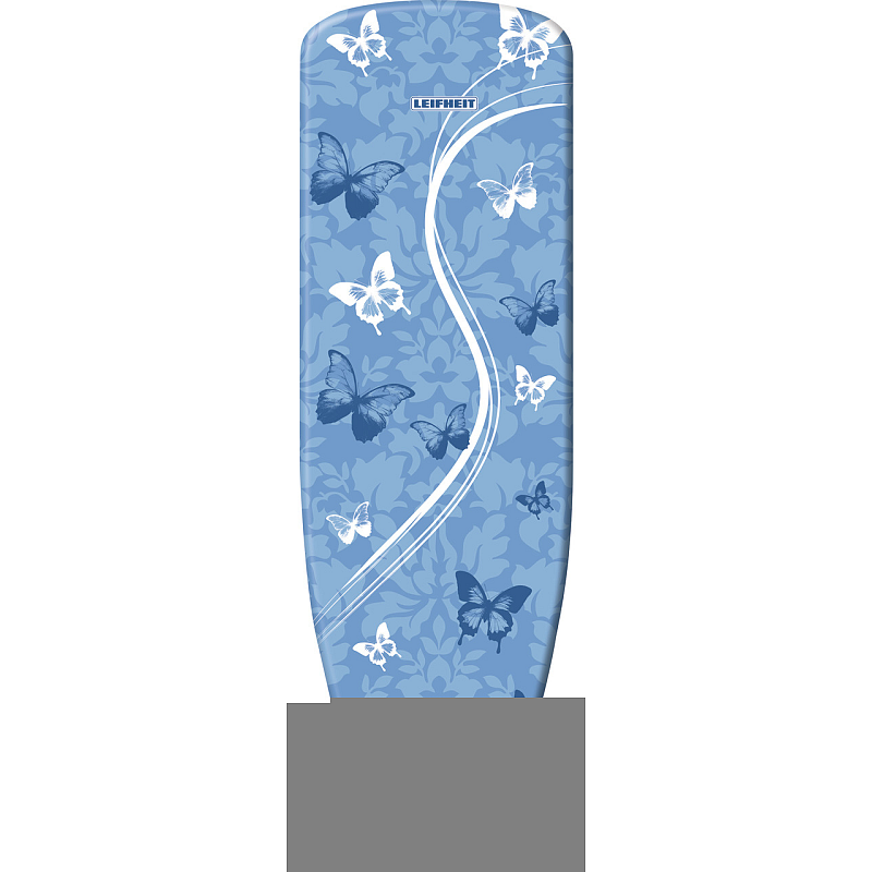 Leifheit 71606 Bügelbrettbezug Gepolsterter Bügelbrettoberbezug Baumwolle, Polyester, Polyurethan Blau