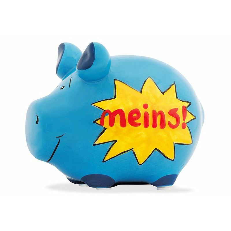 G. Wurm 10027109 Spardose Blau Keramik 3 Stück(e)