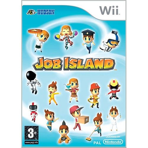 Konami Job Island (Wii) Deutsch