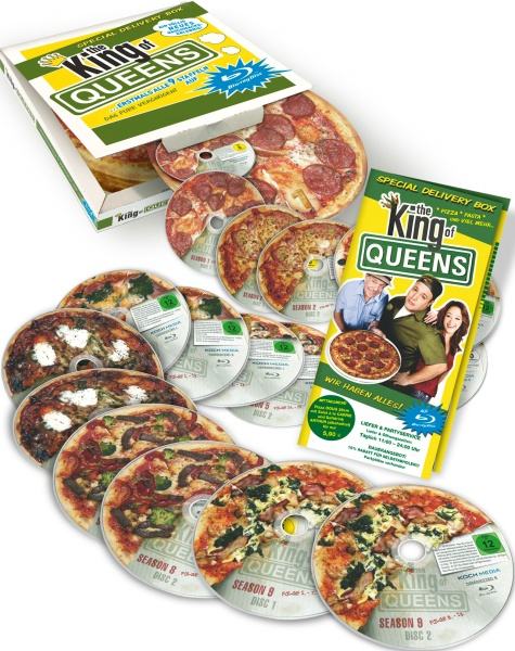 PLAION The King of Queens in HD - Die komplette Serie in der Pizzaschachtel (18 Blu-rays) Blu-ray Deutsch