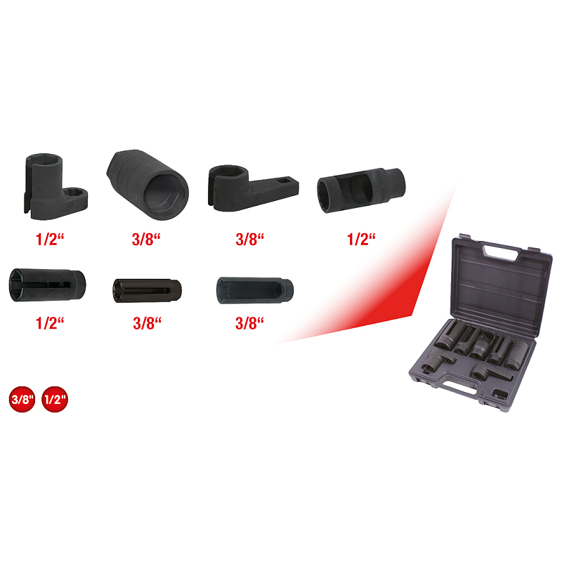 KS Tools 150.2100 Steckdosen/Steckdosen-Set Steckschlüssel-Satz