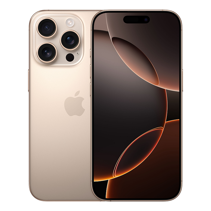 Apple iPhone 16 Pro 16 cm (6.3") Dual-SIM iOS 18 5G USB Typ-C 128 GB Sand