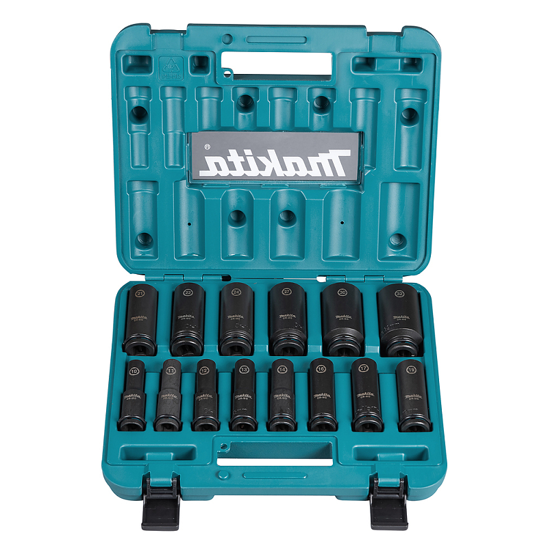 Makita E-16586 Steckschlüsseleinsatz Steckschlüsselsatz Schwarz, Grün