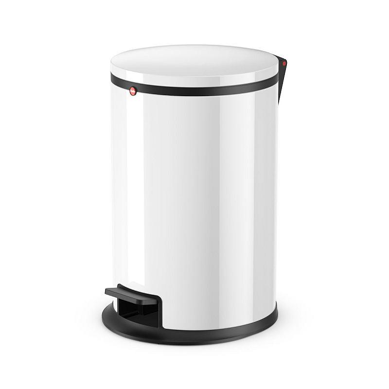 Hailo Pure M 12 l Rund Stahl Weiß