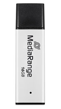 MediaRange MR1899 USB-Stick 16 GB USB Typ-A 3.2 Gen 1 (3.1 Gen 1) Schwarz, Silber