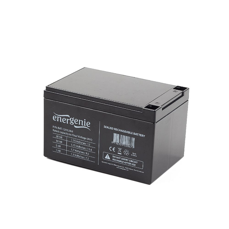 Gembird BAT-12V12AH USV-Batterie Plombierte Bleisäure (VRLA) 12 V 12 Ah