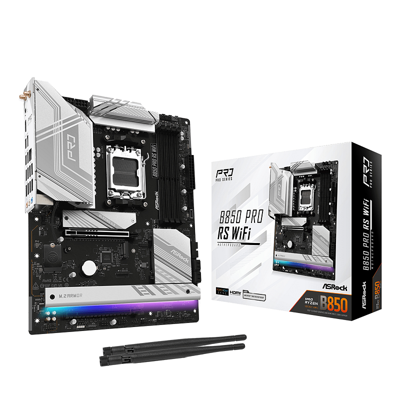Asrock B850 Pro RS WiFi AMD B850 Sockel AM5 ATX