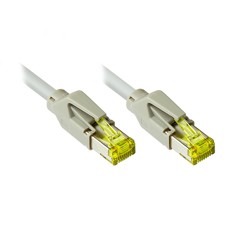 Alcasa 831RK-100 Netzwerkkabel Grau 10 m Cat7 S/FTP (S-STP)