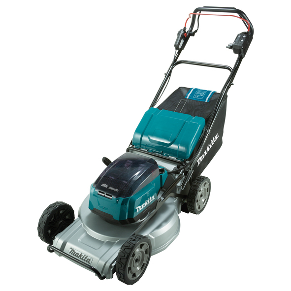 Makita DLM533PT4 Rasenmäher Rasenmäher mit Radantrieb Akku Schwarz, Blau, Grau