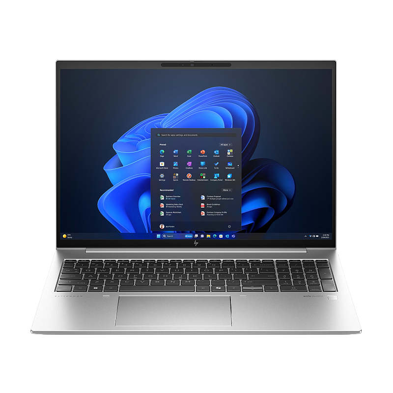 HP EliteBook 865 G11 AMD Ryzen™ 5 8540U Laptop 40,6 cm (16") WUXGA 16 GB DDR5-SDRAM 512 GB SSD Wi-Fi 6E (802.11ax) Windows 11 Pro AI PC Silber