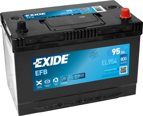 Exide EFB EL954 Fahrzeugbatterie EFB (Enhanced Flooded Battery) 95 Ah 12 V 800 A Auto