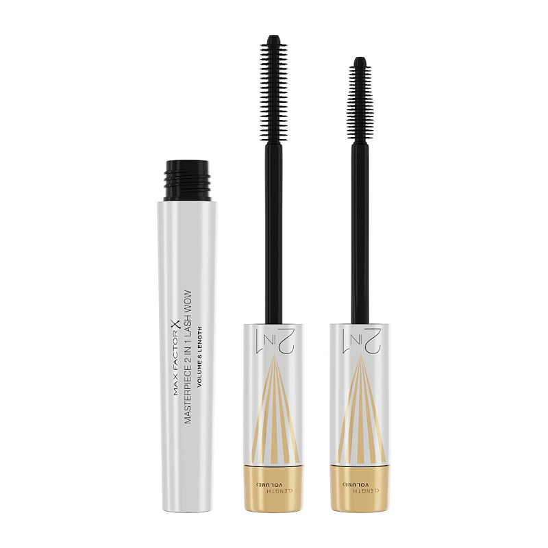 Max Factor Masterpiece 2 In 1 Lash WOW Mascara 001 Black 7 ml