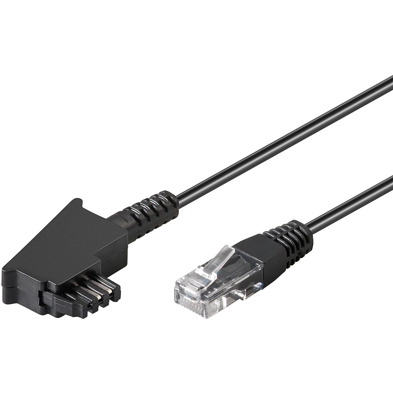 Goobay 51235 Telefonkabel 10 m Schwarz