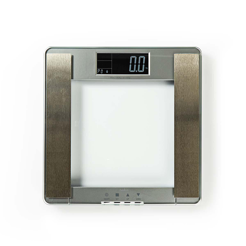 Nedis PESC120DCT Personenwaage Silber Elektronische Personenwaage