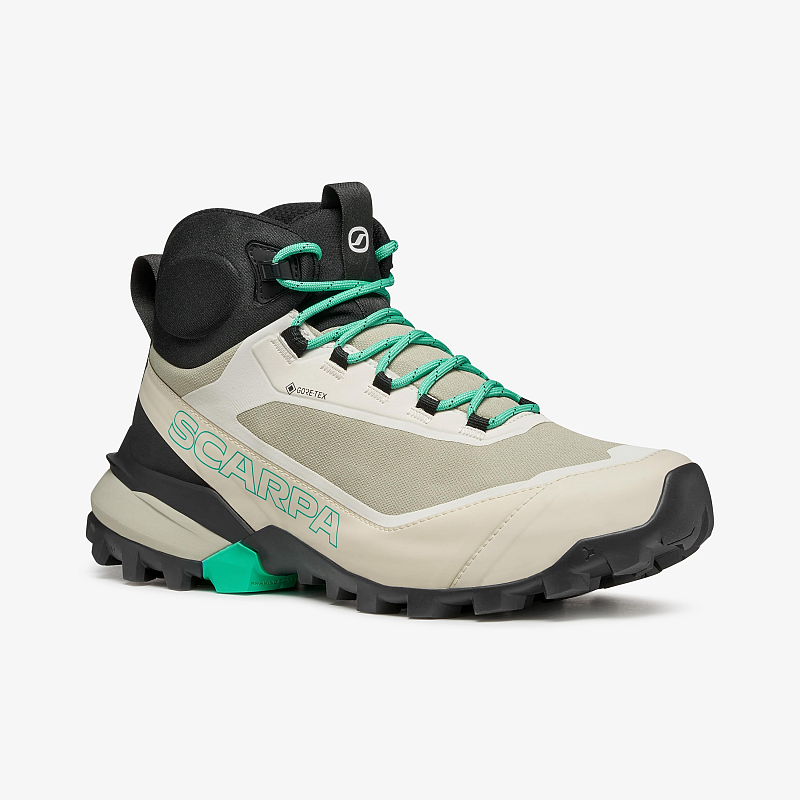 Scarpa RIBELLE CROSS 2 MID GTX WOMAN Weiblich Erwachsener Beige, Grün