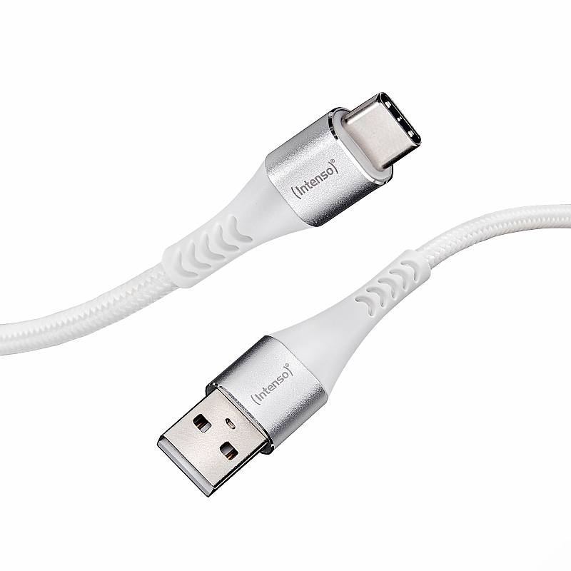 Intenso A315C USB-C Lade-/Datenkabel, 1,5m, Schnellladen bis 60 Watt, weiß