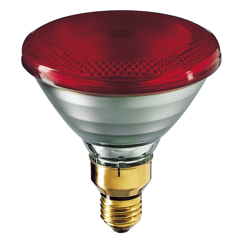 Philips PAR38 IR 175W E27 240V Red 1CT/12