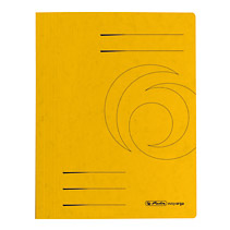 Herlitz 10902914 Sammelmappe Karton Gelb A4