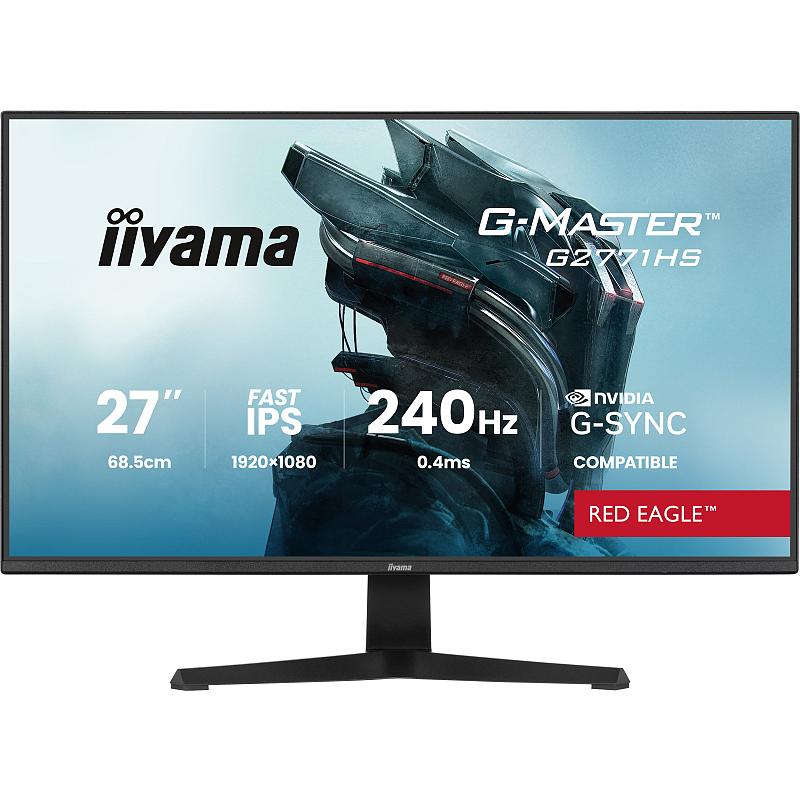 iiyama G-MASTER G2771HS-B1 Computerbildschirm 68,6 cm (27") 1920 x 1080 Pixel Full HD Schwarz
