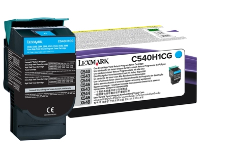 Lexmark C540H1CG Tonerkartusche 1 Stück(e) Original Cyan