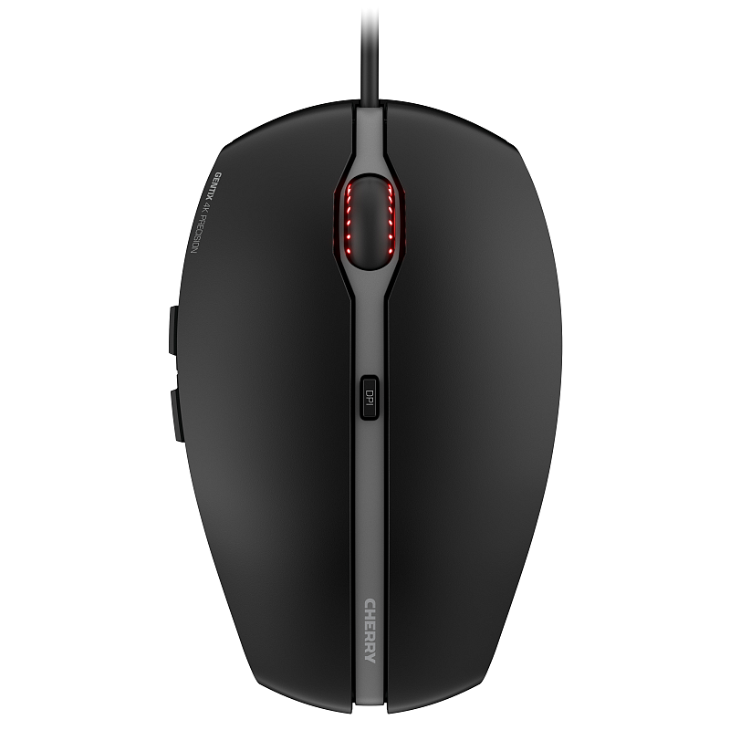 CHERRY GENTIX 4K Kabelgebundene Maus, Schwarz, USB