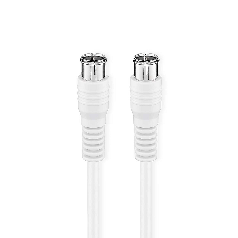 Nedis CSGB41300WT50 Koaxialkabel 5 m F-Typ Weiß