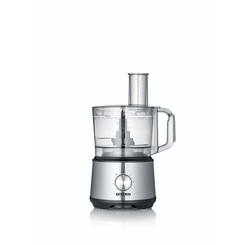 Severin KM 3892 Küchenmaschine 1200 W 1,5 l Schwarz, Edelstahl, Transparent