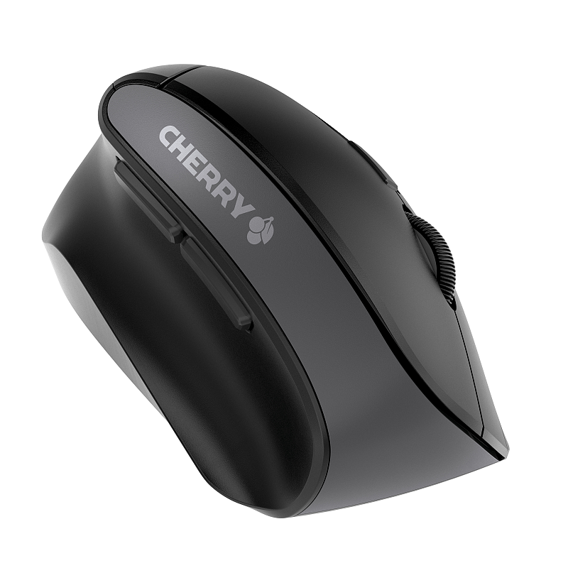CHERRY MW 4500 Links Kabellose 45 Grad Maus, Schwarz, USB