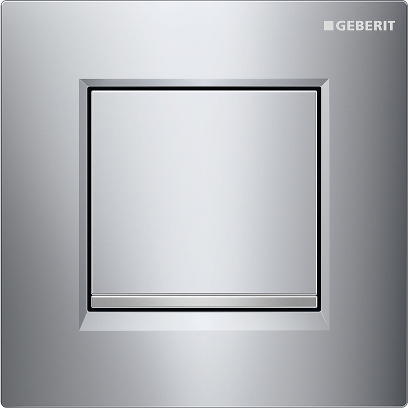 Geberit 116.017.KH.1 Ersatzteil für Toilettenspülung Spülplatte Chrom