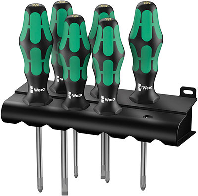 Wera 335/350/355/6 Kraftform Plus Set Standard-Schraubendreher