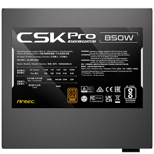 Antec SIGNATURE CSK850 PRO ATX3.1 Netzteil 850 W 20+4 pin ATX ATX