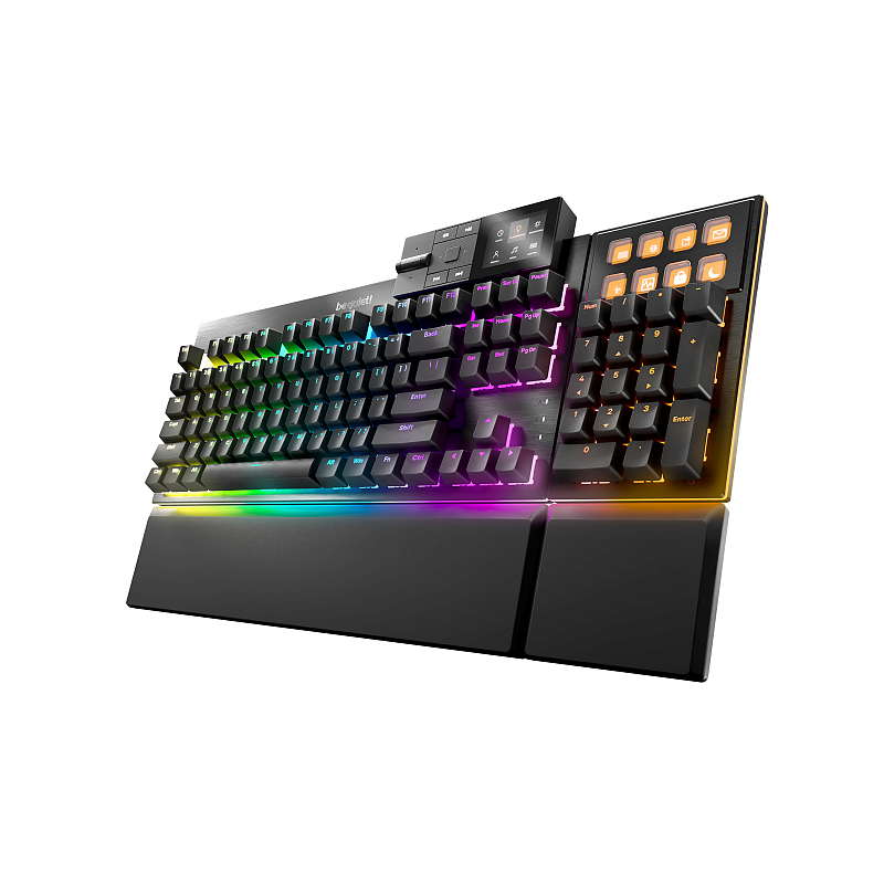 be quiet! Dark Mount Silent Tactile US ANSI Tastatur Gaming USB QWERTY US Englisch Schwarz