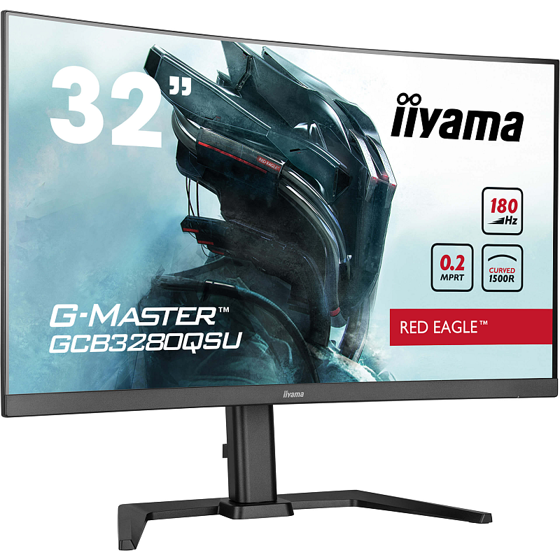 iiyama G-MASTER GCB3280QSU-B2 Computerbildschirm 80 cm (31.5") 2560 x 1440 Pixel Dual QHD LED Schwarz