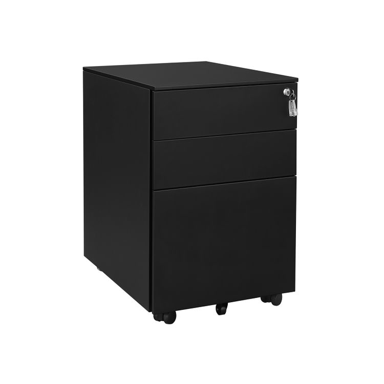 Songmics OFC60BK Aktenschrank Schwarz