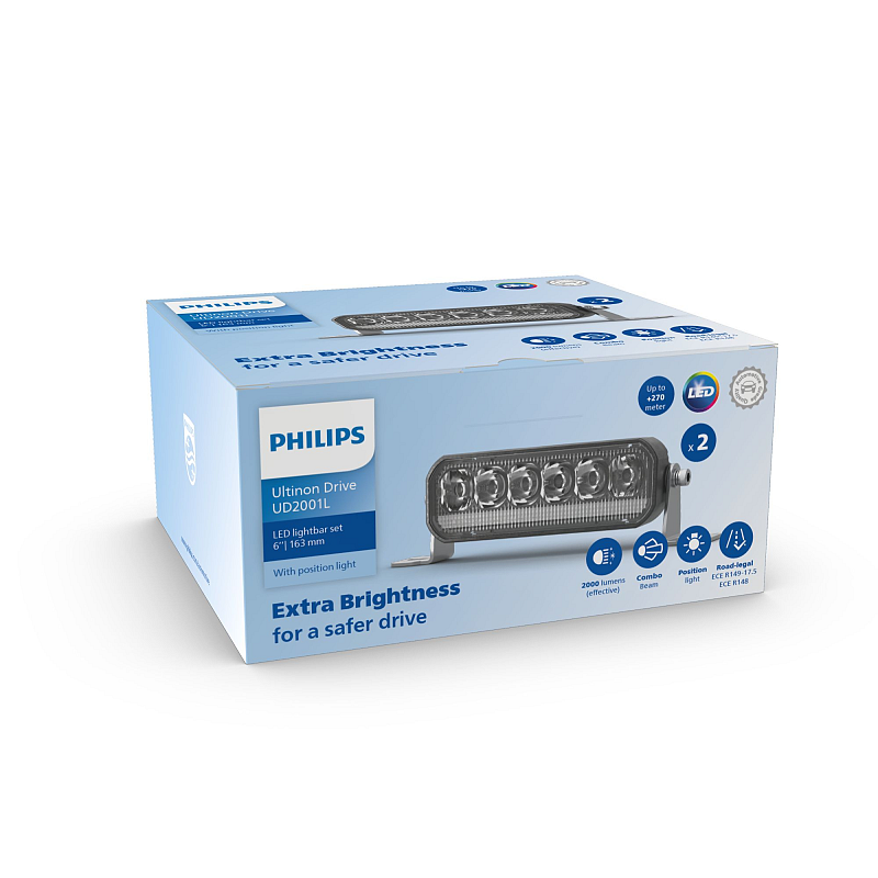 Philips Ultinon Drive 2000 LUMUD2001LX2 6 Zoll LED-Lichtleistensatz (x2)