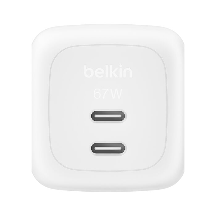 Belkin WCH020KQWH Ladegerät für Mobilgeräte Universal Weiß AC Schnellladung Drinnen
