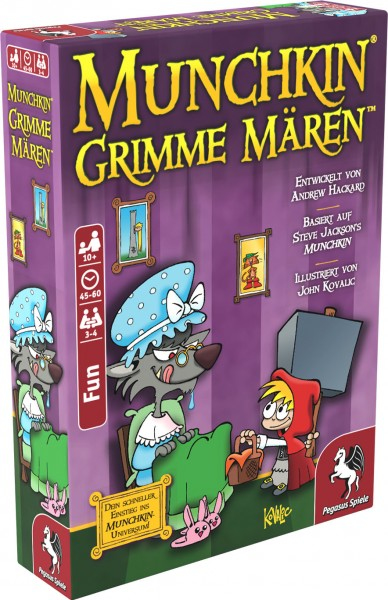 Pegasus Munchkin Grimme Mären Brettspiel Rollenspiele