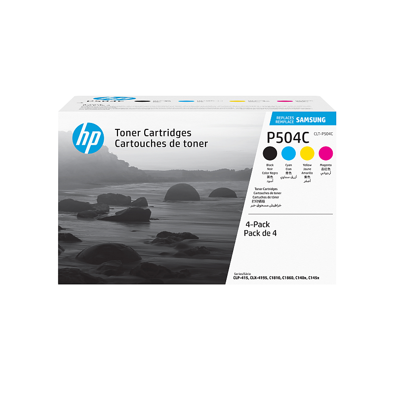 Samsung CLT-P504C 4er-Pack Cyan/Magenta/Gelb/Schwarz Original Tonerkartusche